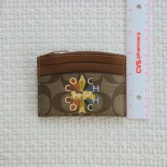 Coach Mini Town Bucket Bag with Cardholder Case In Coach Radial Rainbow - NWOT - Picture 9 of 12